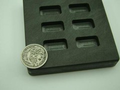 1/4 oz x 6 High Density Graphite Mold 1/4oz Gold Bar 1/8 oz Silver 6-Cavities